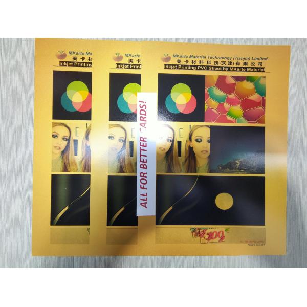 0.3mm A4 / A3 Inkjet Printable PVC Sheets For Epson Printer