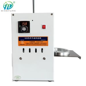 Yogurt Handheld Cup Manual Can Sealing Machinene 1.1KW Semi Automatic