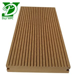 140x23mm Waterproof Deck Material Wood Plastic Composite Decking Durable