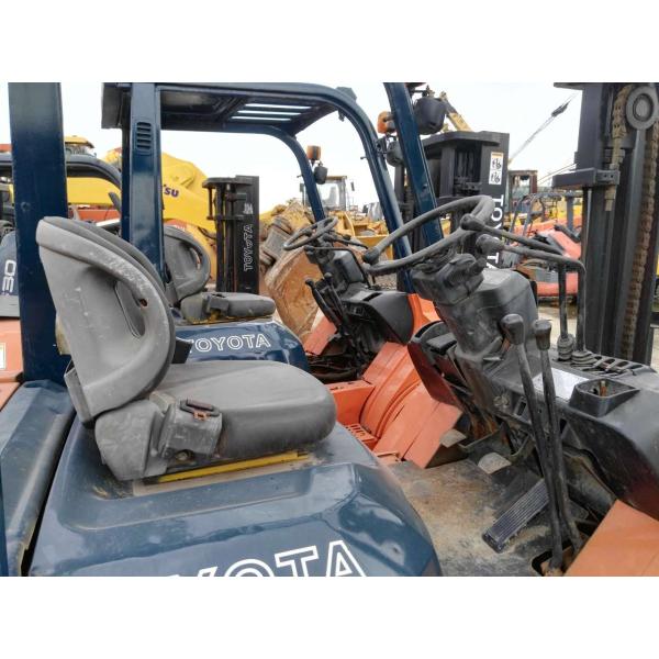 2011 Year Used Diesel Forklift Truck Toyota FD50 With 6m Lifting Height