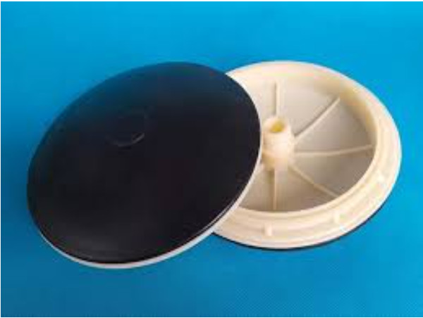 2mm Membrane Thickness Fine Bubble Disc Diffuser For Disc Air Consumption 0.2-0