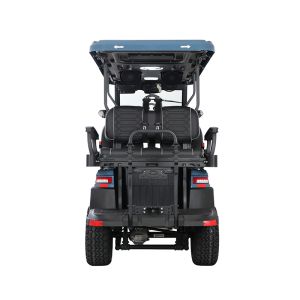 Safe & Comfortable Lifted Electric Golf Buggy with 4 Seats & 2 Rear 72V 450Ah