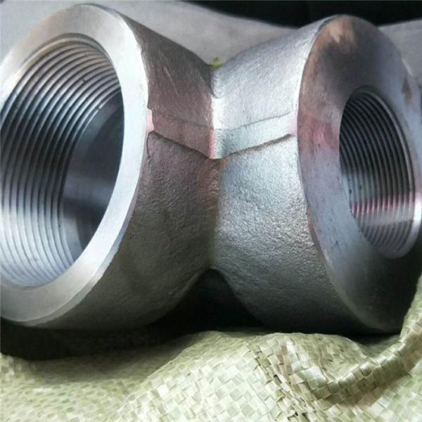 High Pressure Socket Pipe Fittings Carbon Steel Pipe Tee 5inch 3000LB ASME B16.11