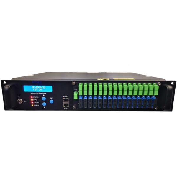Quality 1550nm EDFA Optical Amplifier GFD1550-EBM SC/2U 32 Ports With WDM XPon OLT Input for sale