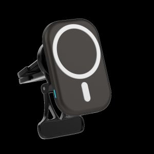 Air Vent Mounting Wireless Car Charger with Strong Magnetic Attraction