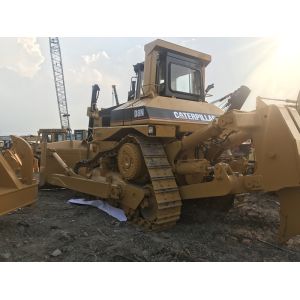 Single Ripper Used Dozers D8n 306hp Rated Power In Yellow Color