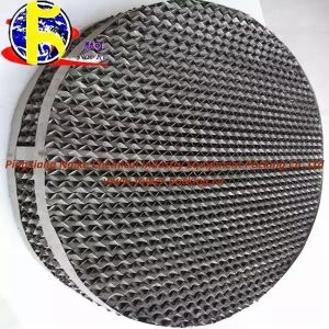 Packing Distillation Columns Metal Structured Packing Stainless Steel Wire Gauze