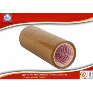 Waterproof Strong Opp Brown BOPP Packaging Tape , Plastic Glue Low Noise Packing