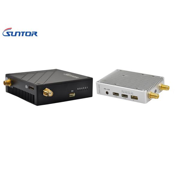 2W Ethernet Type 20km Video Data COFDM Transmitter Support SBUS / PPM / TTL ,