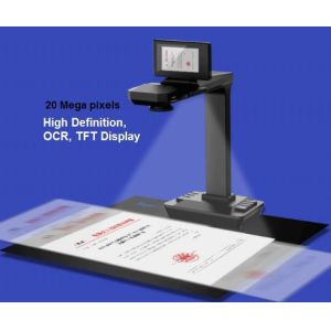 KCA2000 Camera Book Scanner 20 Mega Pixels TFT Screen OCR A3 Style