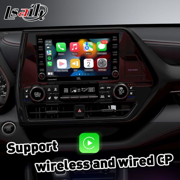 Lsailt Wireless Android Auto Carplay Interface for 2020-Present Toyota Highlander
