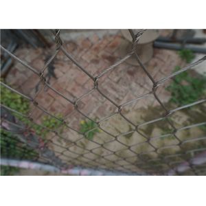 Non Rust 1.6mm Stainless Steel Rope Mesh Ferrule Green Wall Garden Plant Trellis