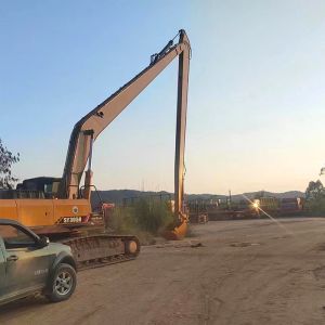 Customized Excavator Long Arm , CAT320 Long Reach Arm 18M 16M 14M