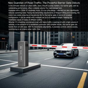 HCW Parking Barrier Gate with 150W Motor Power for Fast Lifting Speed and Stable