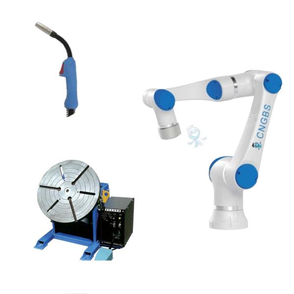 Quality CNGBS G10 Collaborative Welding Robot With Welding Torch And Robot Positioner for sale