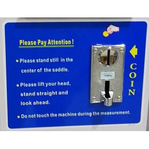 Microcomputer Control Coin Operated Weight Scale Machine For Hospitals