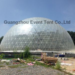 Buy cheap customized 30meter diameter big clear transparent geodesic dome tent from wholesalers