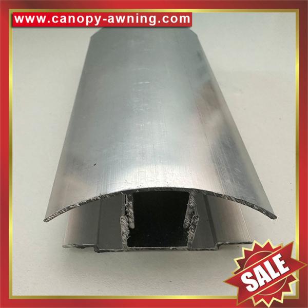 Popular aluminum Buckle Snap Connector profile for pc hollow polycarbonate sheet