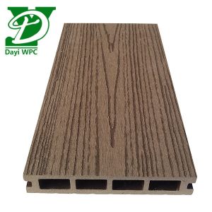 Commercial Waterproof WPC Composite Decking With Hollow Design