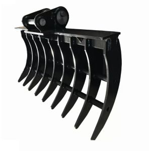 Q355B 60 Ton Excavator Brush Rake High Strength Alloy Material