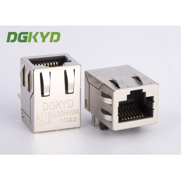 21.3mm Tap Up RJ45 Ethernet Connector with 10/100BaseTransformer, PoE lan jack