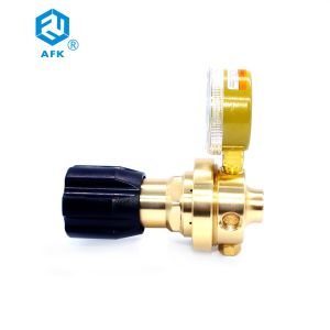 Inlet 2.5 Mpa Brass Low Pressure Oxygen Pressure Regulator with One Gauge