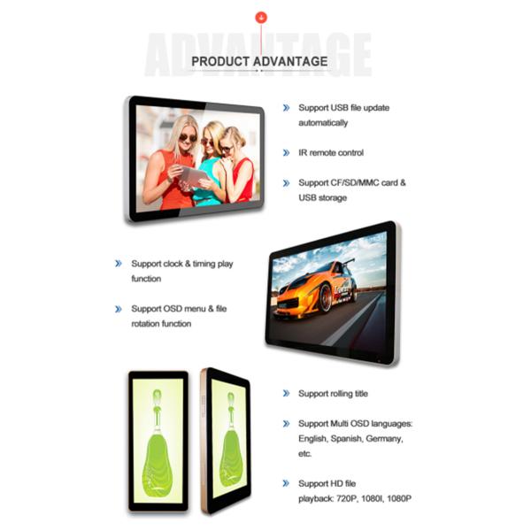 High Performance Lcd Digital Signage Display , Compatible Lcd Poster Display