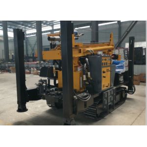 Crawler 300m Hydraulic Water Well Drilling Rig Machine With Air Compressor Mud