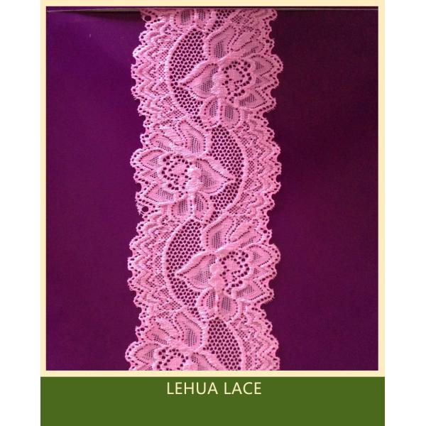 Hot Selling and nice quality Nylon Spandex Stretchy Brazil Lace from China
