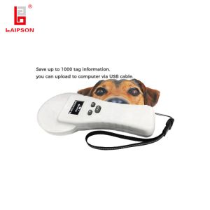 134.2khz FDX-B RFID Cattle Ear Tag Pet Chip Reader Microchip Handheld Reader