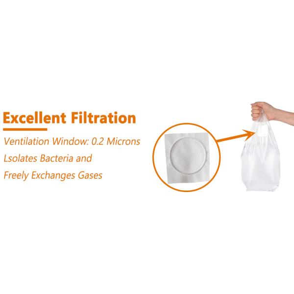 Autoclavable Plant Grow Bag Spawn Bags Farm Mushroom Spawn Bags 0.2microns Filter Patch Mushroom Substrate Bags