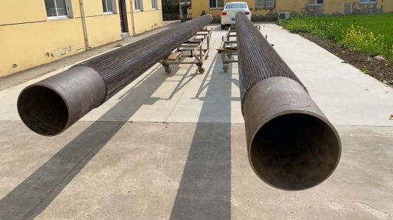 Welded Steel Pipe DELLOK High Frequency Welded Brown Fintube