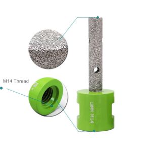 10mm Existing Hole Diamond Finger Tile Router Bit Vacuum Brazed