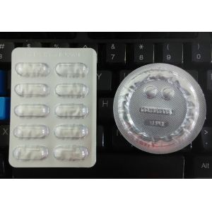 Thermoforming Pill Automatic Blister Packing Machine High Output