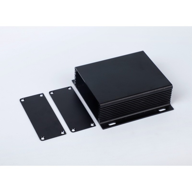 82*28*100mm Black Aluminum Heatsink Enclosure For Electronic Project Box With
