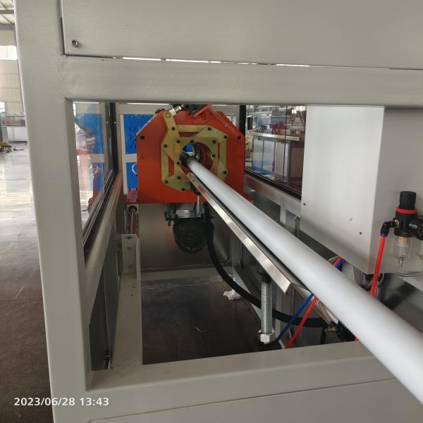 One Person One Machine Designing PE Pipe Extrusion Line For Solid Wall Pipes