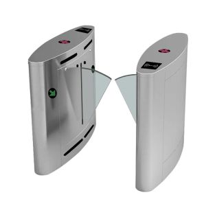 Pedestrian Flap Barrier Turnstile 0.2S Reaction Single Directional / Bi