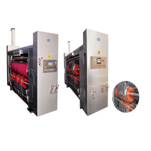 Speed 160 Pcs / Min Automatic Corrugated Box Flexo Printer Slotter Die Cutter