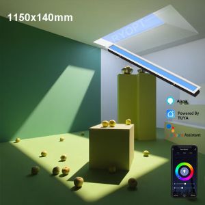 Tunable LED Fake Skylight Circadian Lighting 2200K-7800K with IP44 / 50 Smart