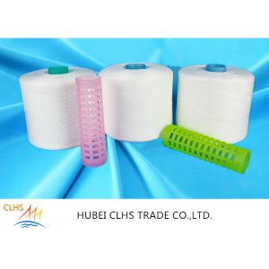 NE 20/3 30/3 Polyester Yarn For Sewing Thread Raw White Bright China factory PP