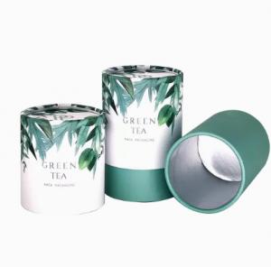 Wholesale Paper Tube Cardboard Tea Boxes Biodegradable Cylinder Tea Packaging from china suppliers