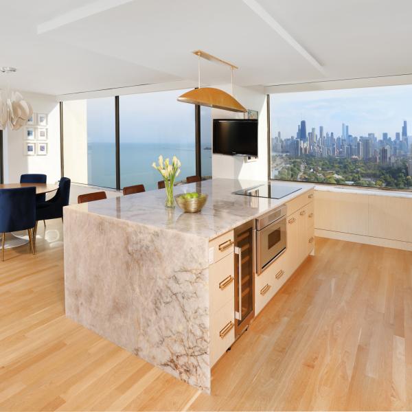 Two Color Kitchen Cupboards Modular Storage Kitchen White Glossy Flat Particle Board Cabinet Wooden Melamine Kitchen