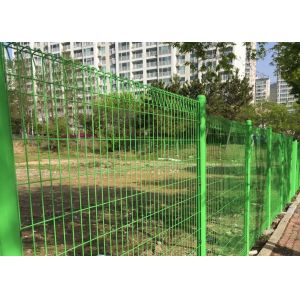 PVC coated welded 3d curved wire mesh fence / Welded Mesh Fence