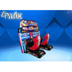 2020 New Design Outrun Racing Car Simulator With Red Seats Connection Competitio