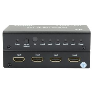 5x1 Video HDMI Switch with remote Support 3D 4K2K