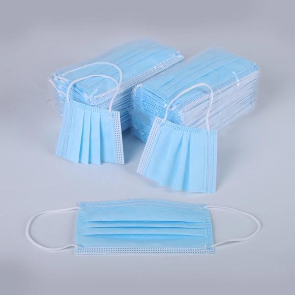 blue Anti Dust 3 ply Disposable Earloop Face Mask