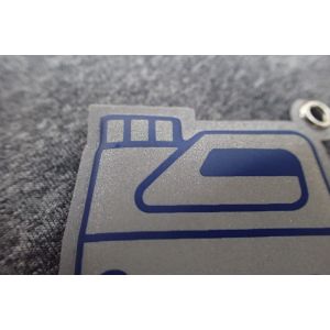 Printing Custom Logo Gas Shape Embossed TUP Keychain Promotional Gift TPU