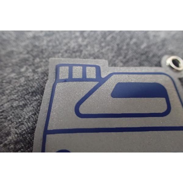 Printing Custom Logo Gas Shape Embossed TUP Keychain Promotional Gift TPU