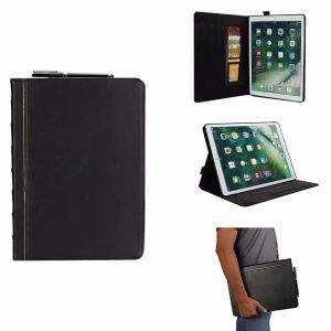 China Ipad air 1/2/Ipad pro 10.5''/Ipad pro 9.7''/Ipad 2017/Ipad 2018/Ipad mini 1 2 3 4 wallet leather case with pen holder on sale