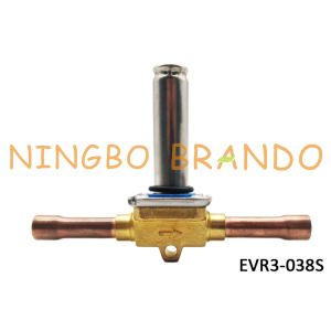 Wholesale 032F1204 EVR3-038S s Type Solder ODF Connection 3/8&quot; Solenoid Valve For Refrigeration Without Coil from china suppliers